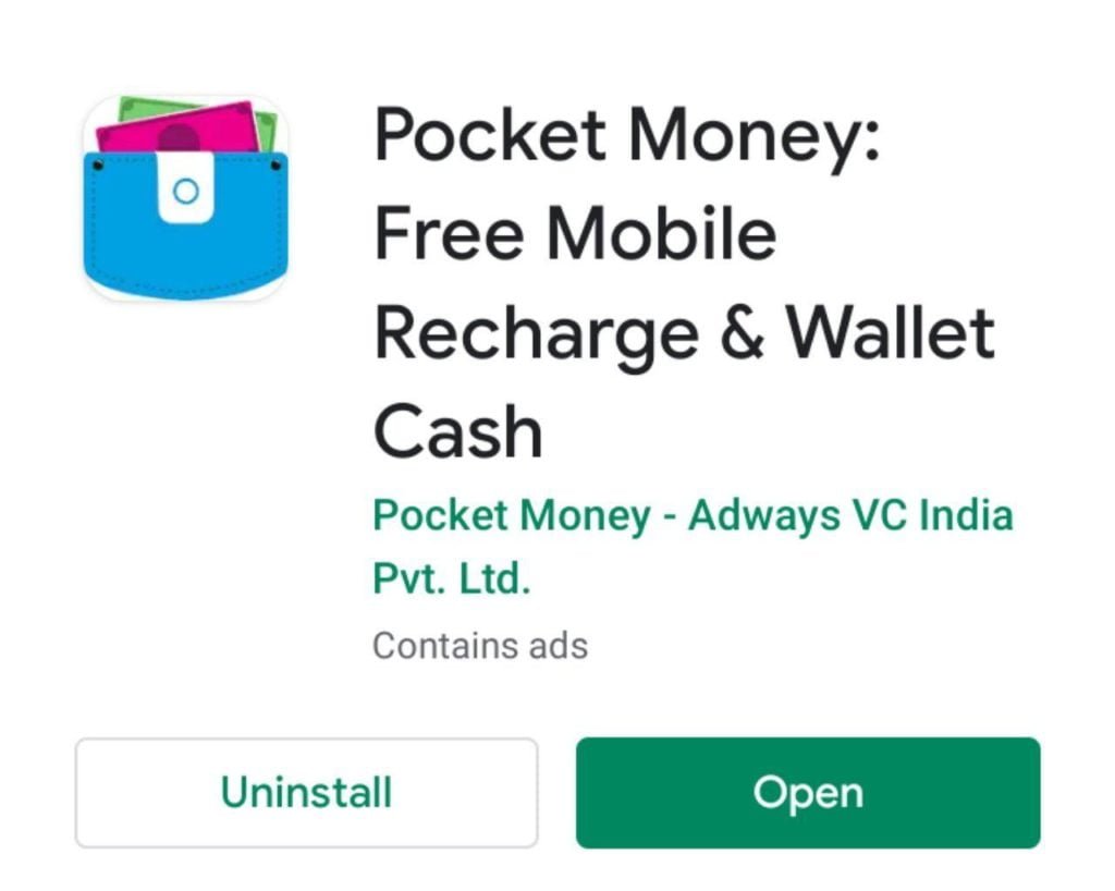 pocket money