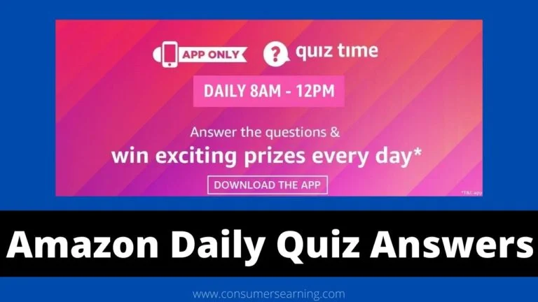 amazon quiz answer today