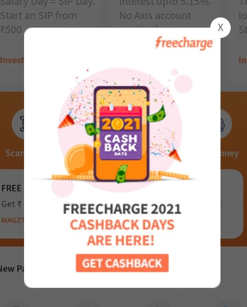 FreeCharge new year offer