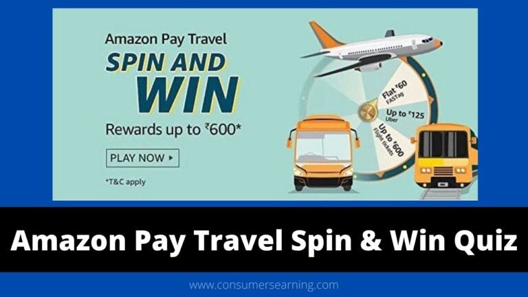 Amazon Pay Travel Quiz