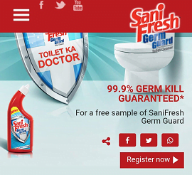 Free Samples Dabur Sanifresh Germ Guard
