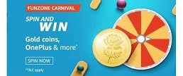 Amazon Funzone Carnival Spin and Win Quiz Answers