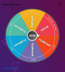 Amazon LAVA Spin And Win Quiz Answers