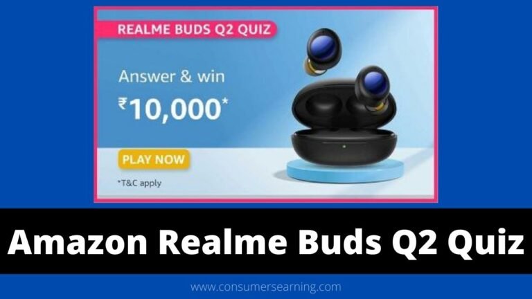 Amazon realme buds q2 quiz