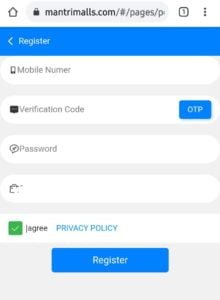 MantriMall App Referral Code