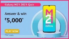 Amazon Samsung Galaxy M21 2021 Quiz