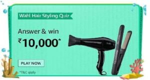Amazon Wahl Hair Styling Quiz Answers