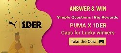 Flipkart Puma × 1DER Quiz Answers