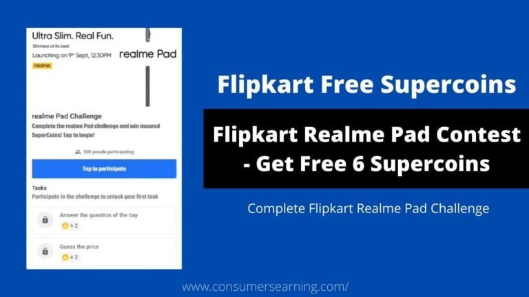 Flipkart Realme Pad Contest Answers