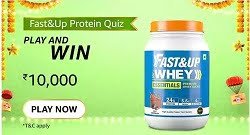 Amazon Fast&Up Protein Quiz Answers Today