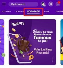 My JioEngage Cadbury Madbury Offer