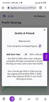 Zignaly Refer And Earn