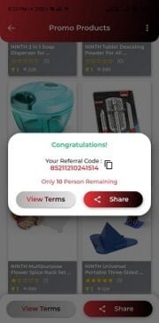 Ninth App refer and earn
