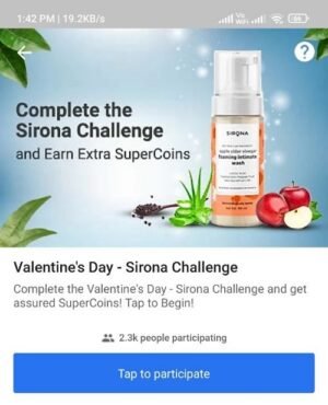 Flipkart Valentine's Day Sirona Challenge