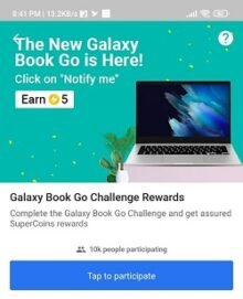 Flipkart Galaxy Book Go Challenge