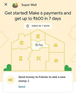 Google Pay Super Wall Offer