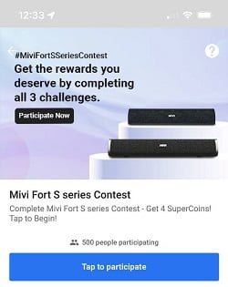 Mivi Fort S series Flipkart Challenge Quiz