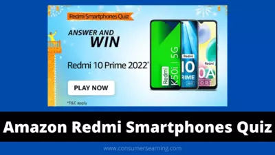 Amazon Redmi Smartphones Quiz Answers Today