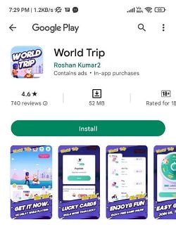 World Trip App Play Store
