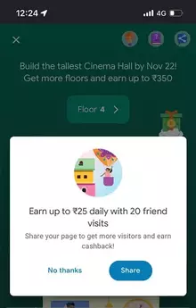 Google Pay Build Tallest Cinema Hall Offer