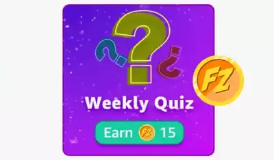Amazon Weekly FZ Coins Quiz Answers Today