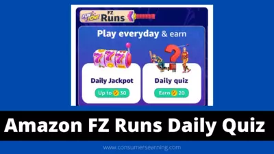 Amazon Funzone Runs Daily Quiz Answers