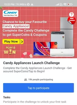 Flipkart Candy Appliances Launch Challenge
